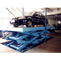 Stationary hydraulic car lifting platform, stainless steel car scissors lift